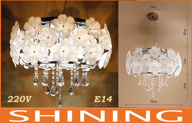 Tranh hoàn thiện K9 Crystal Chandelier nhẹ Đối với phòng ăn