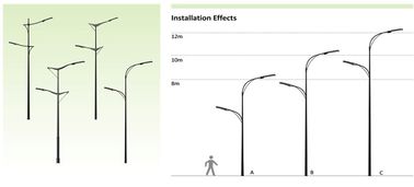 Môi trường IP66 ngoài trời Led đường phố đèn chống thấm nước cho cao tốc