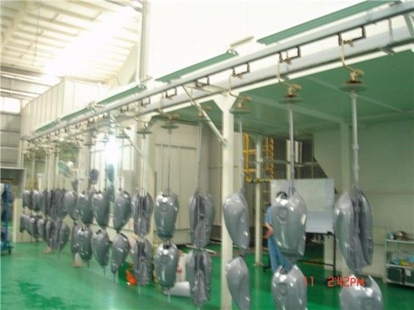 Đèn điện Phun bột Coatng dây chuyền sản xuất với bụi tay và 3 Pha