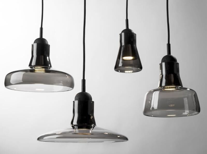 Trong nhà trang trí Led Lights Đối Chandelier khói xám Pendant Lights Đối Bar