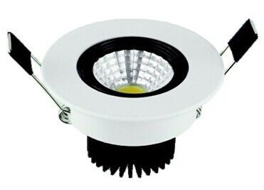 Tiết kiệm năng lượng 3W COB 3 &amp;quot;4500K LED Chìm Downlights Natural White / Cool White xuống nhẹ